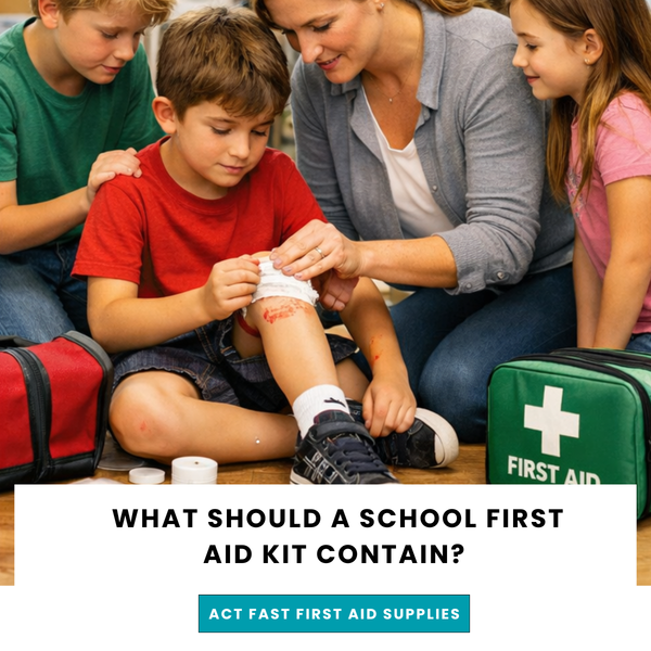 What Should a School First Aid Kit Contain? A Guide from First Aid Instructors