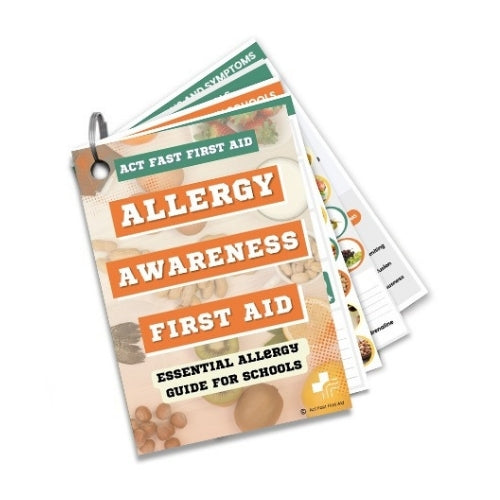 Allergy Awareness First Aid Cards for Schools