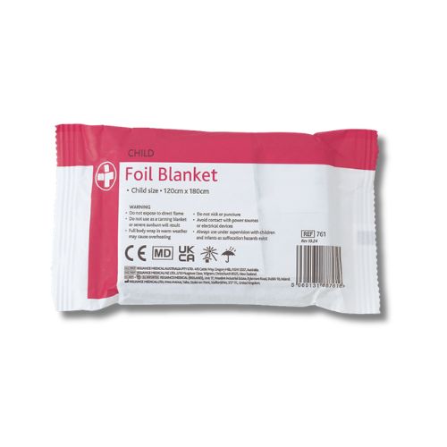 Foil Blanket - Child Size - 120cm x 180cm