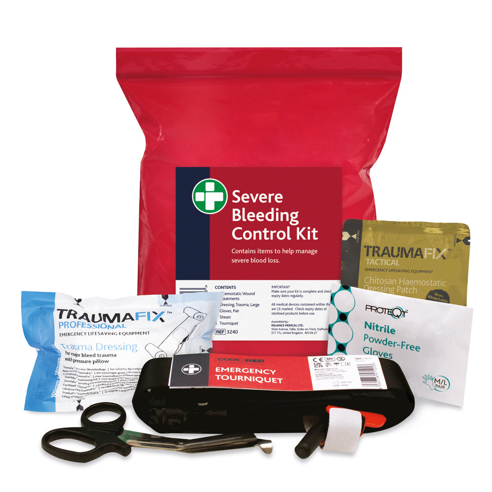 Severe Bleeding Control Kit – Red Poly Bag