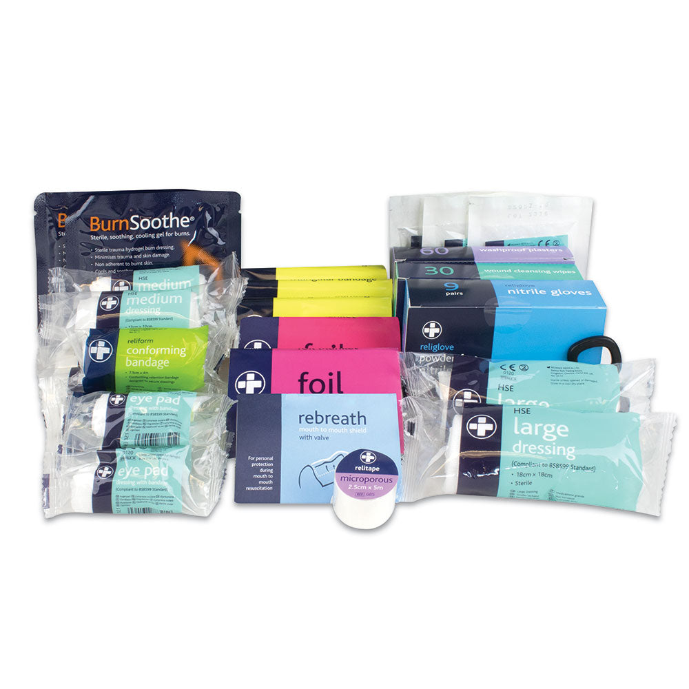 Refill for Workplace BS8599-1 First Aid Kit - Aura3 Box - Medium