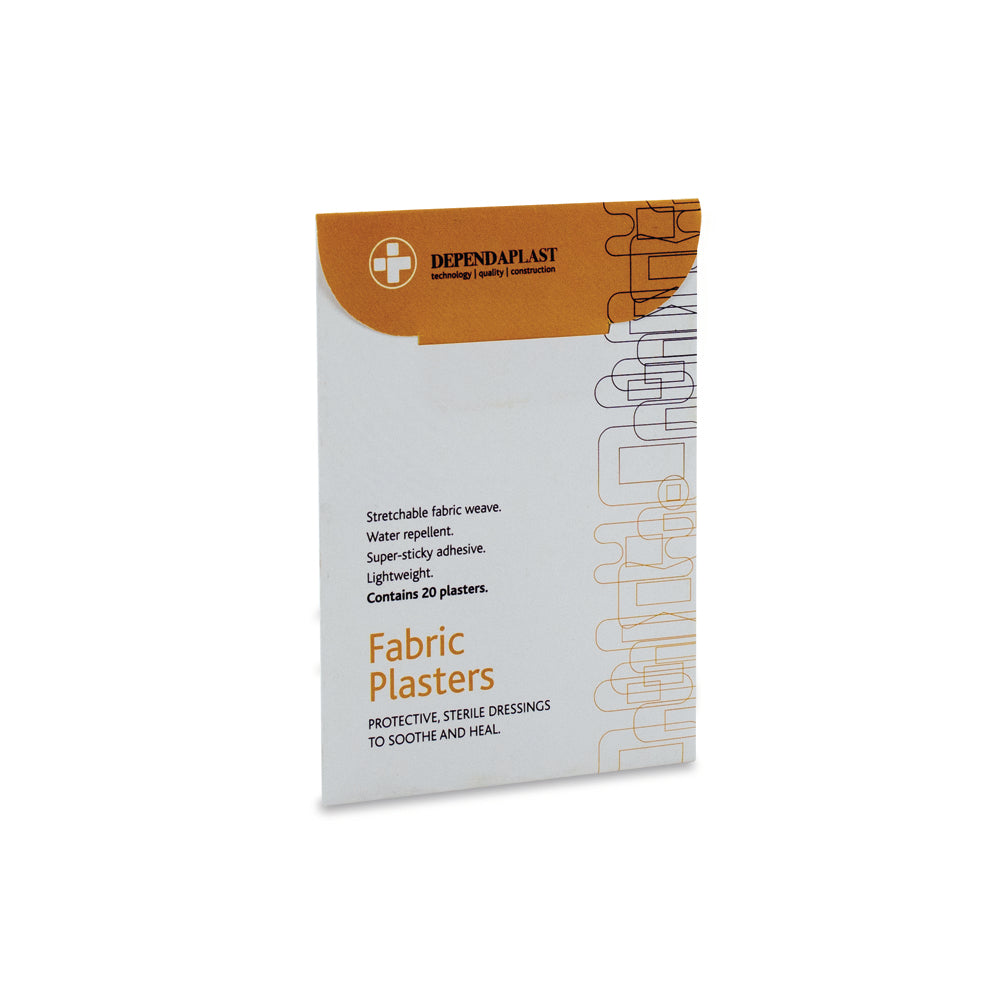 Dependaplast Advanced Fabric Plasters – Assorted Sizes – Wallet of 20