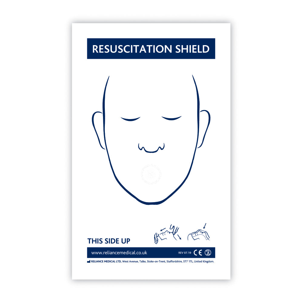 Rebreath Resuscitation Shield with Filter Paper
