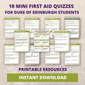 Duke of Edinburgh Students Mini Quizzes