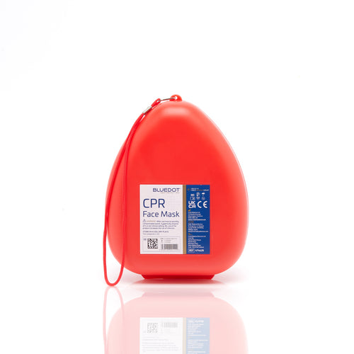 Blue Dot CPR Pocket Face Mask in Case for resuscitation