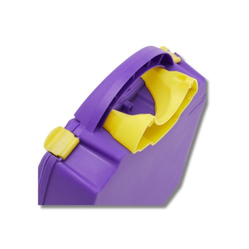 Blue Dot Child Minder and Nursery First Aid Kit in purple box with bandages, gloves, dressings