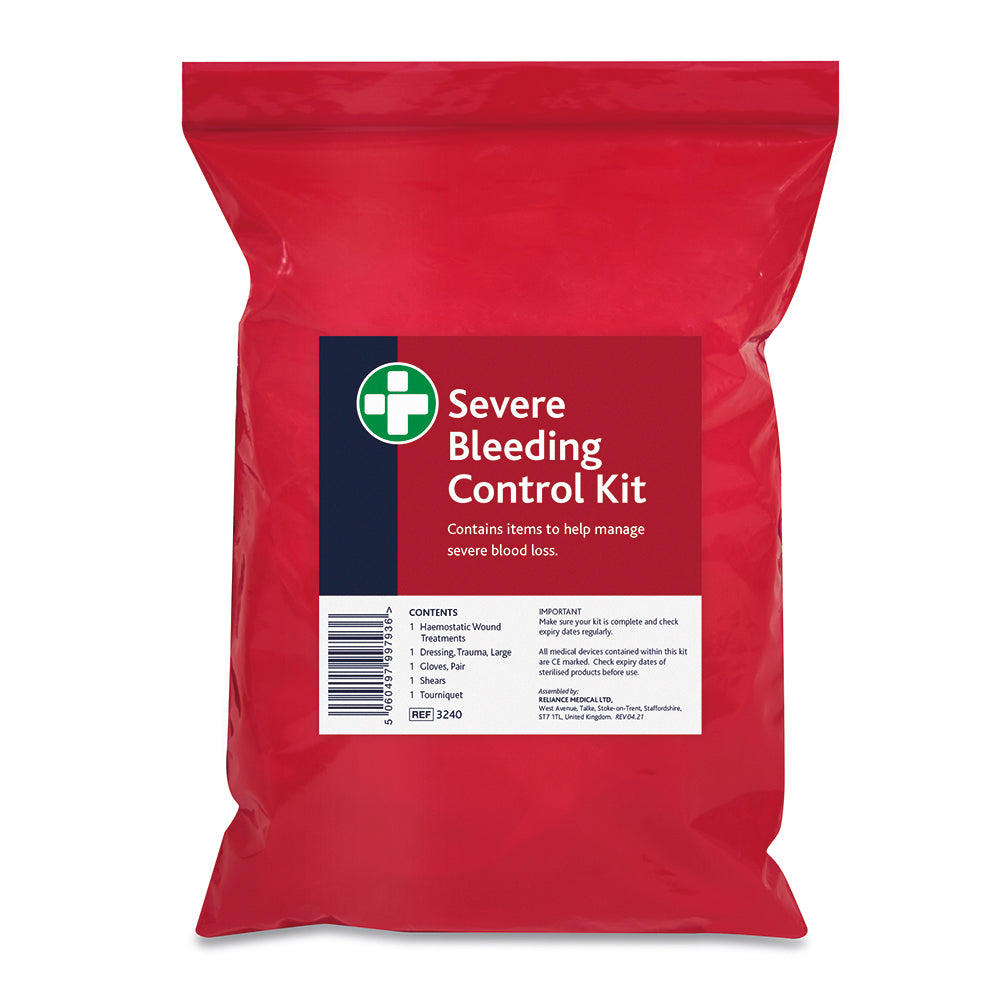 Severe Bleeding Control Kit – Red Poly Bag