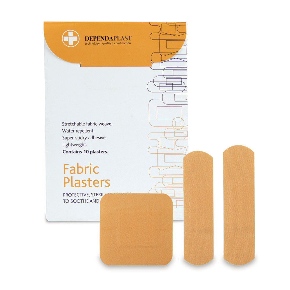 Dependaplast Advanced Fabric Plasters – Assorted Sizes – Wallet of 20