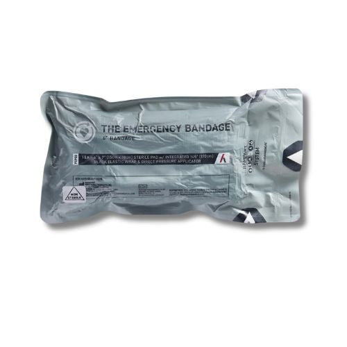 Israeli Emergency Trauma Bandage - 6" in packet with wound pressure bar