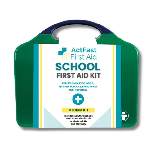School First Aid Kit - Aura3 Box - medium for primary and secondary schools, preschools and nurseries
