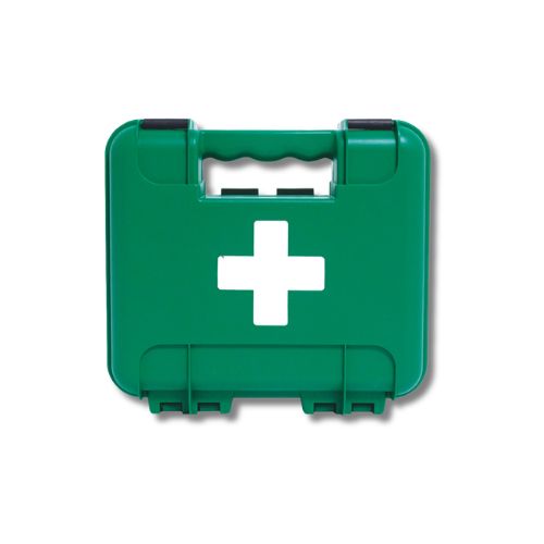 Small Motokit First Aid Kit for Public Service Vehicles including coach and mini bus in green box