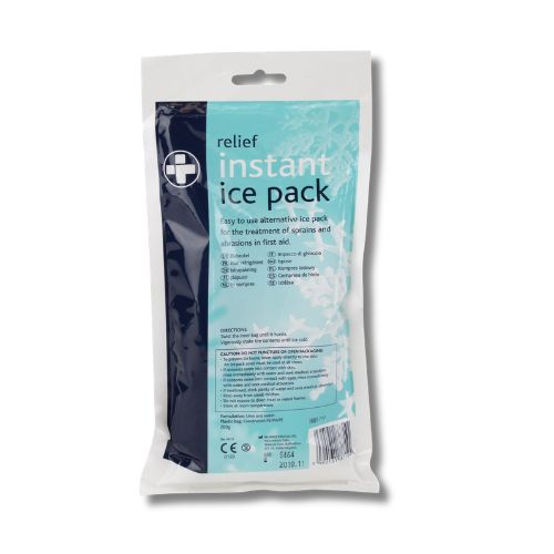 Large instant ice pack 200g for first aid kits, sports injuries, and emergency cold therapy