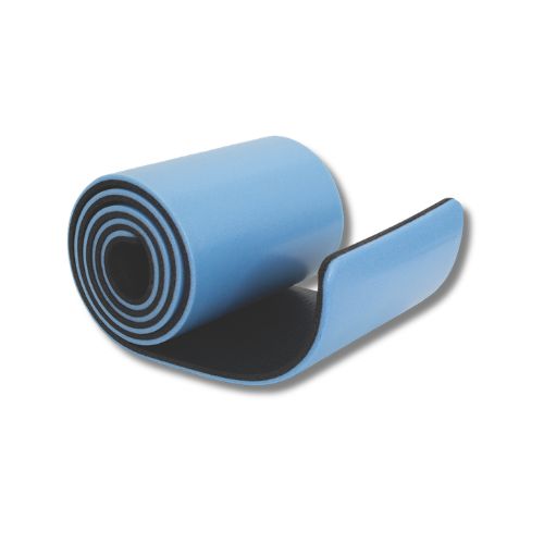 Traumafix professional mouldable splint rolled out flat, demonstrating flexible foam structure designed for cutting, shaping, and immobilising injuries on limbs and joints.
