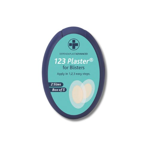 Dependaplast Advanced – 1,2,3 Blister Plasters – Assorted – Pale – Box of 5