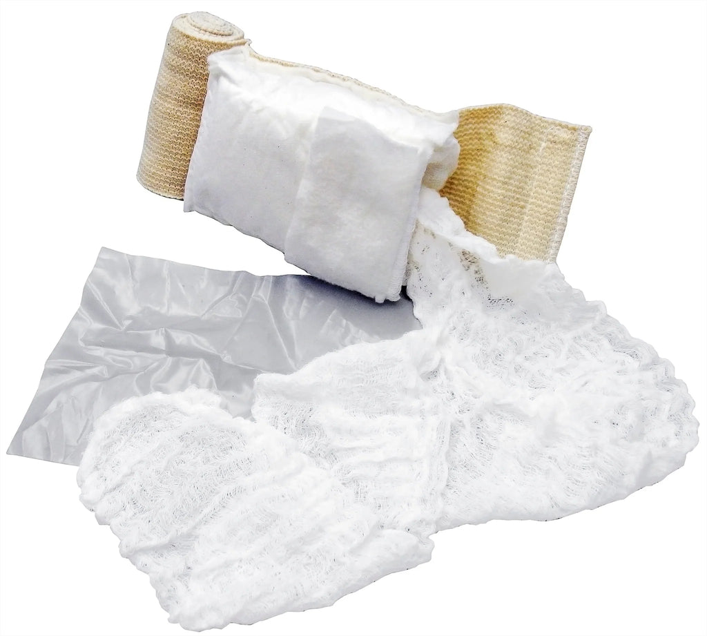 TacMed 6″ Olaes Modular Bandage [15cm] trauma bandage for tactical, military, first aid, and emergency medical use.