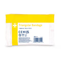 Disposable triangular bandage 90 x 127cm for arm slings, injury support, and first aid kits