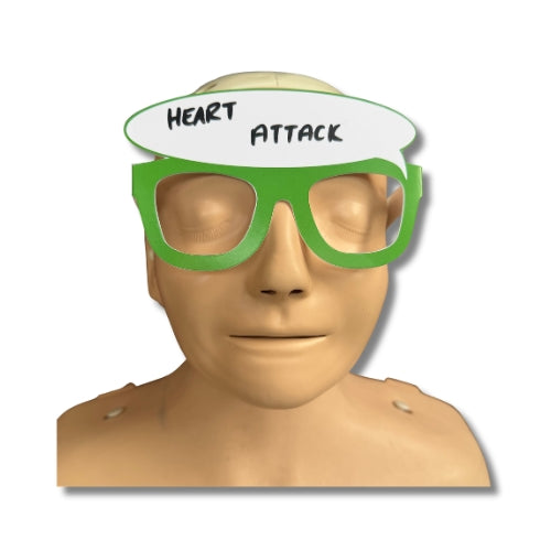 Signs and Symptoms - First Aid Guessing Game with Glasses